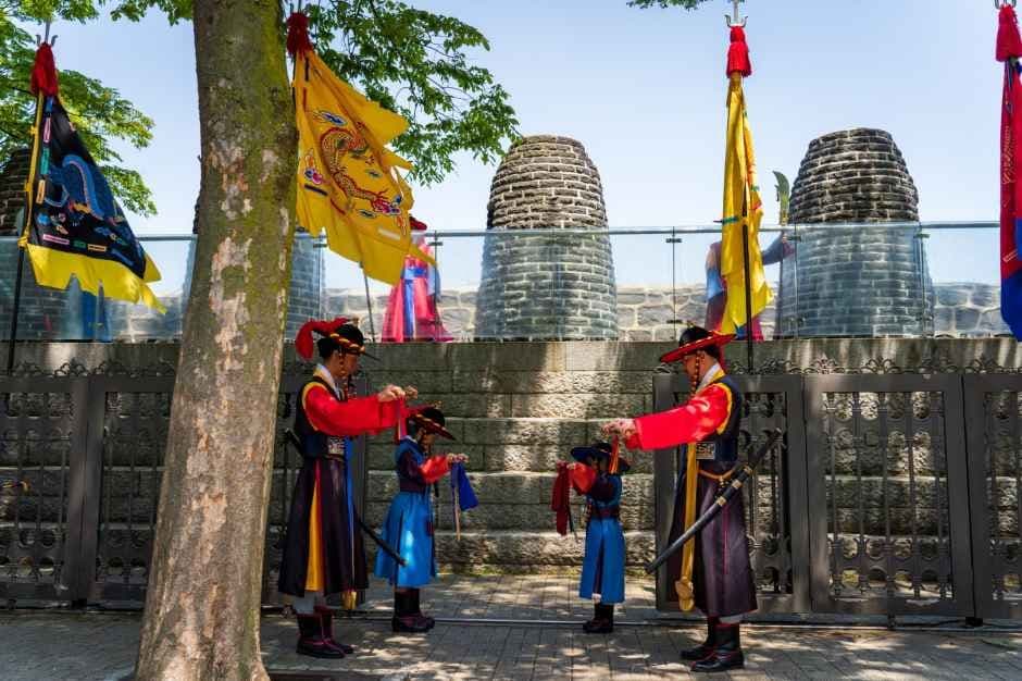 Traditional cultural events such as the Namsan Beacon Ceremony
